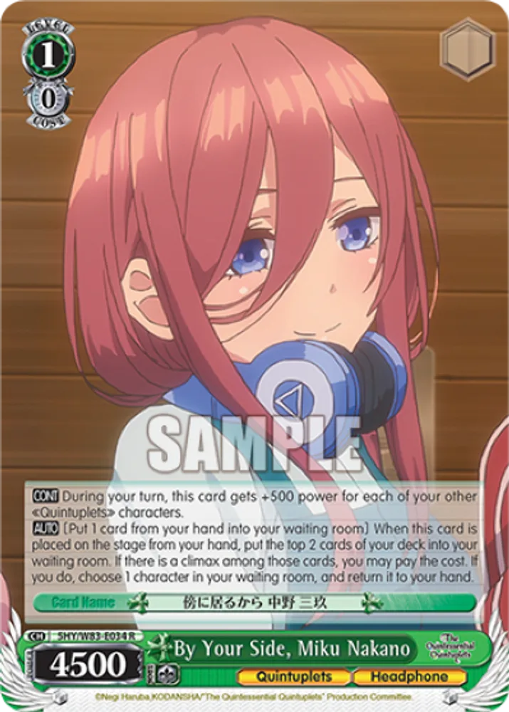 By Your Side, Miku Nakano