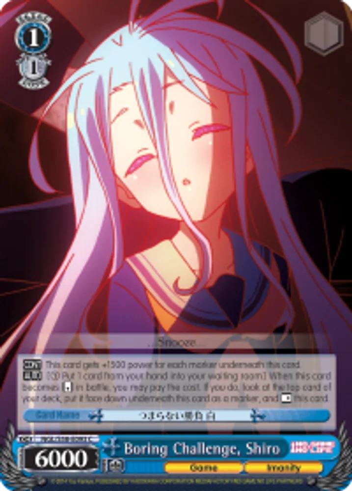 Boring Challenge, Shiro