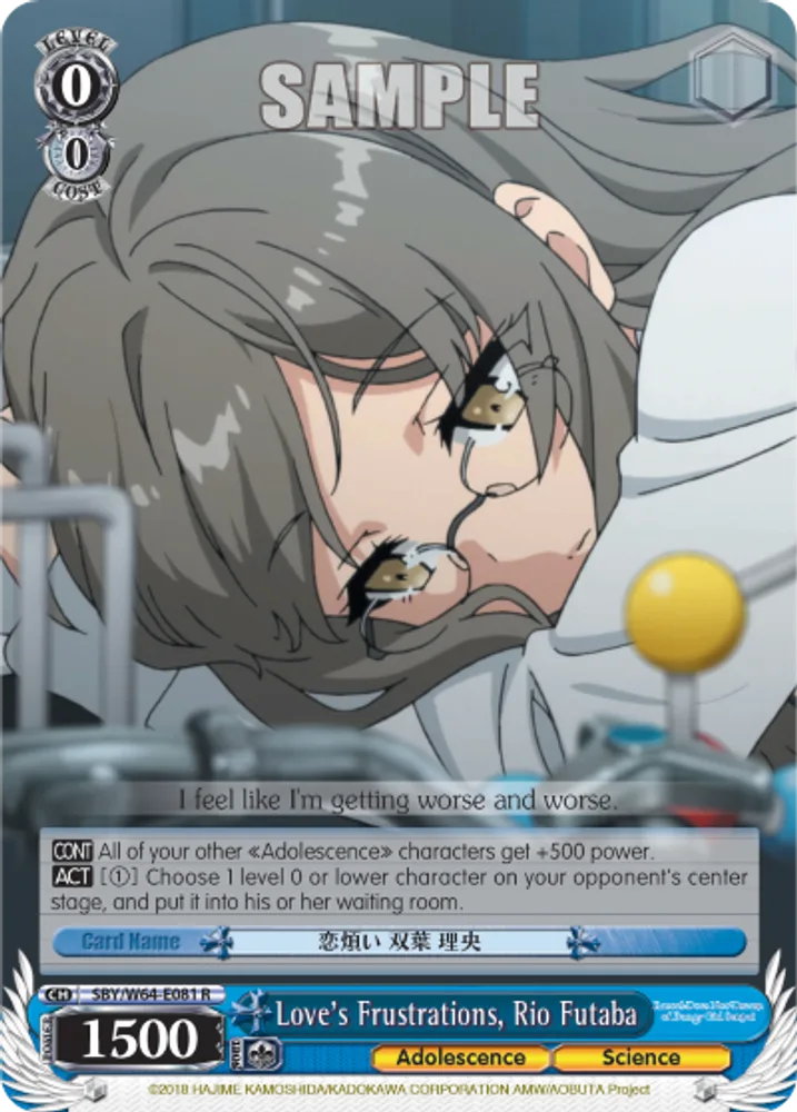 Love's Frustrations, Rio Futaba