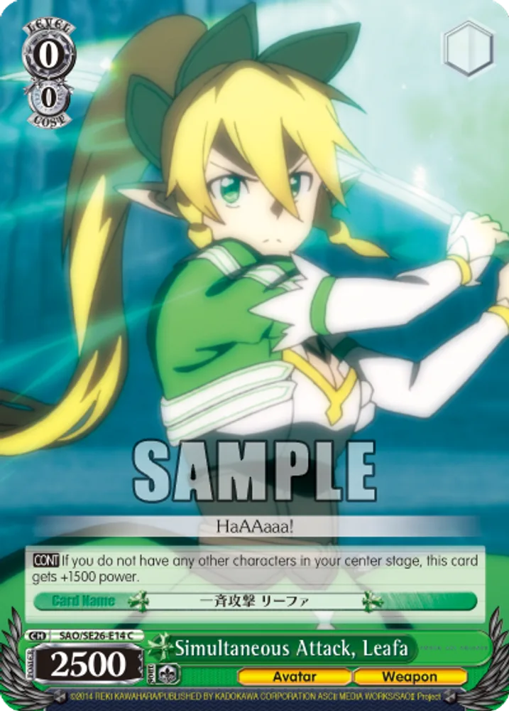 Simultaneous Attack, Leafa