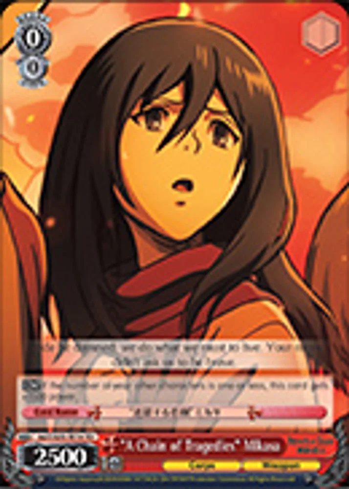 "A Chain of Tragedies" Mikasa