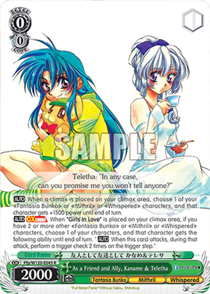 As a Friend and Ally, Kaname & Teletha