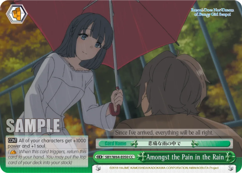 Amongst the Pain in the Rain