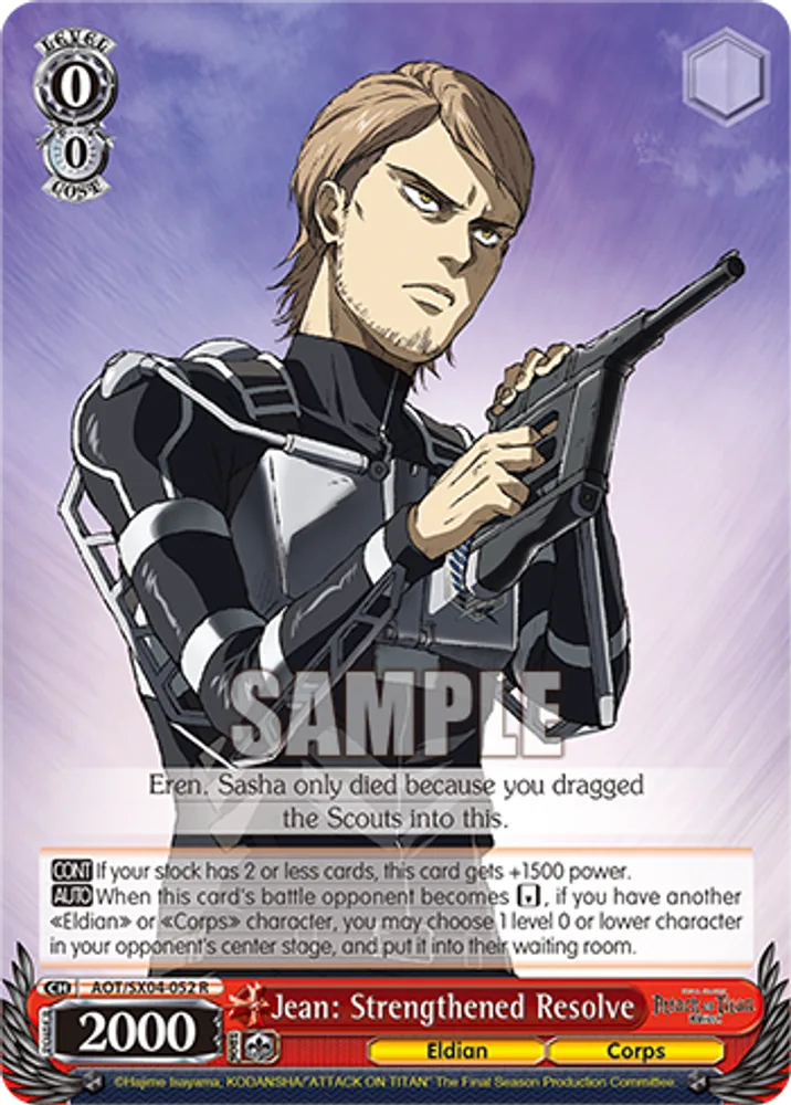 Jean: Strengthened Resolve