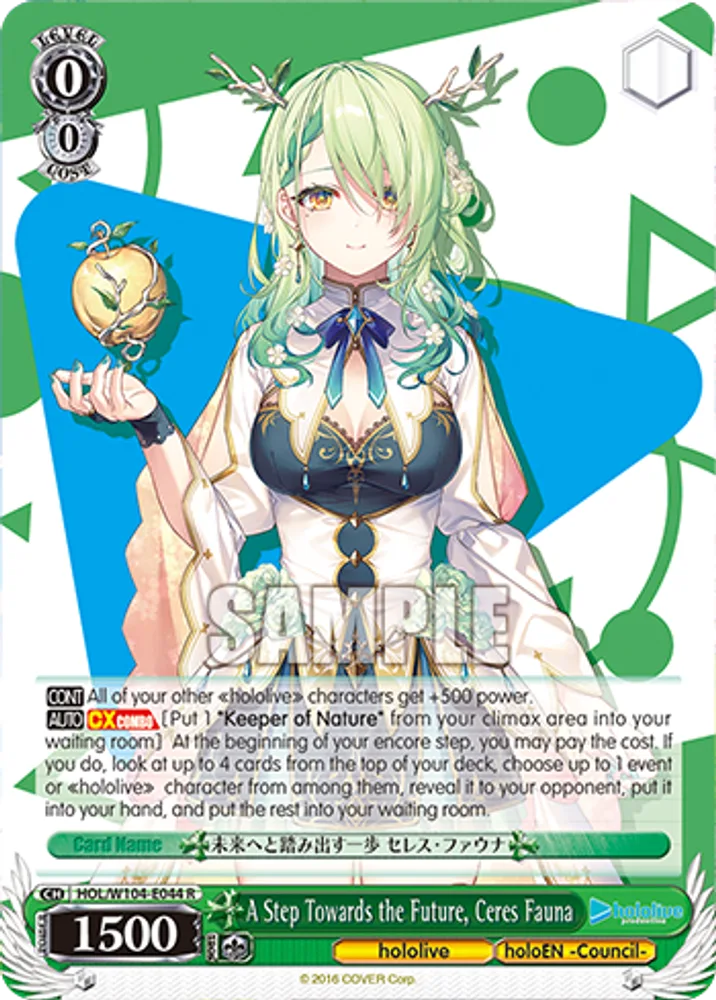 A Step Towards the Future, Ceres Fauna