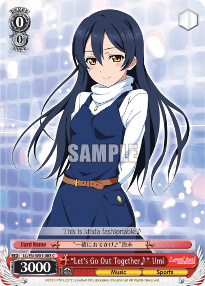 "Let's Go Out Together♪" Umi