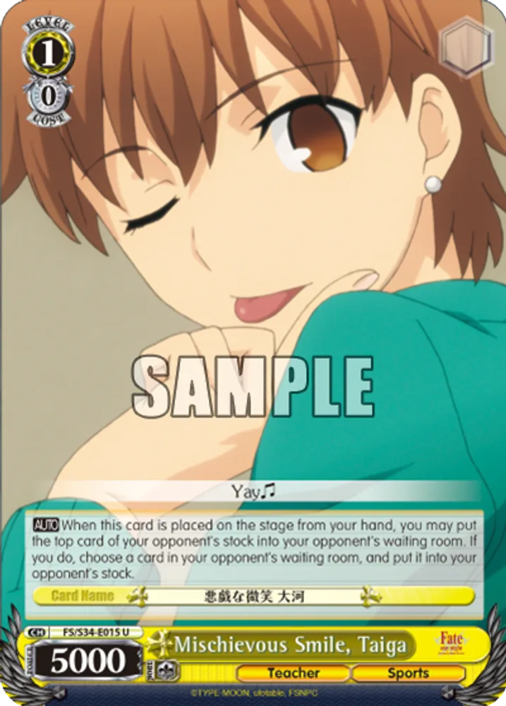 Mischievous Smile, Taiga
