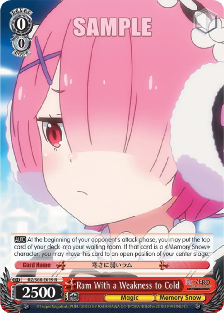 Ram With a Weakness to Cold
