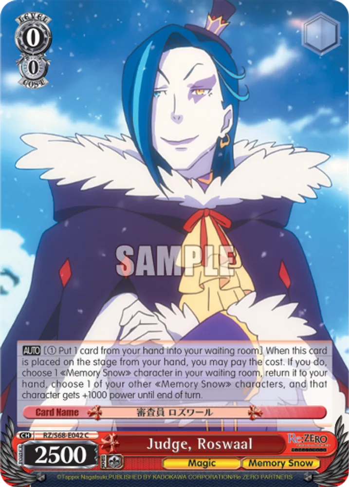 Judge, Roswaal