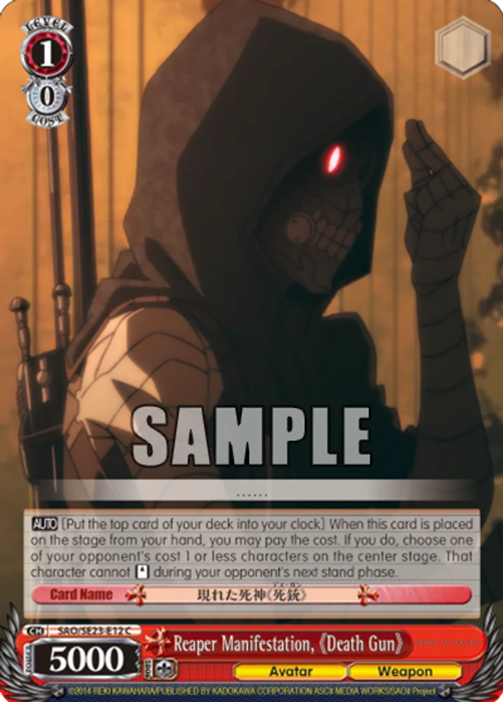 Reaper Manifestation, 《Death Gun》