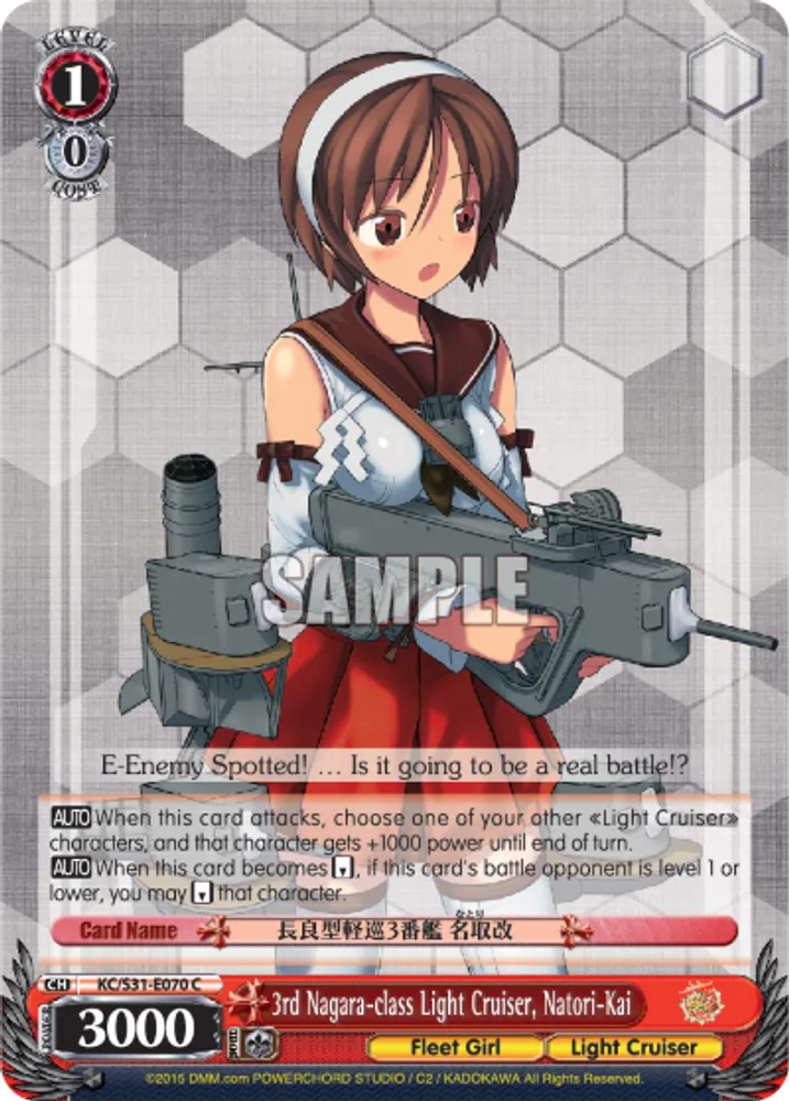 3rd Nagara-class Light Cruiser, Natori-Kai