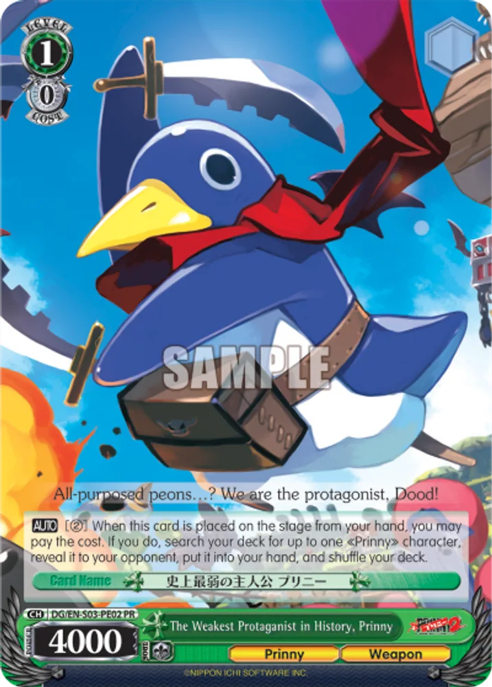 The Weakest Protaganist in History, Prinny