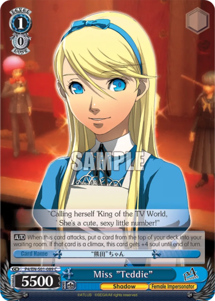 Miss "Teddie"