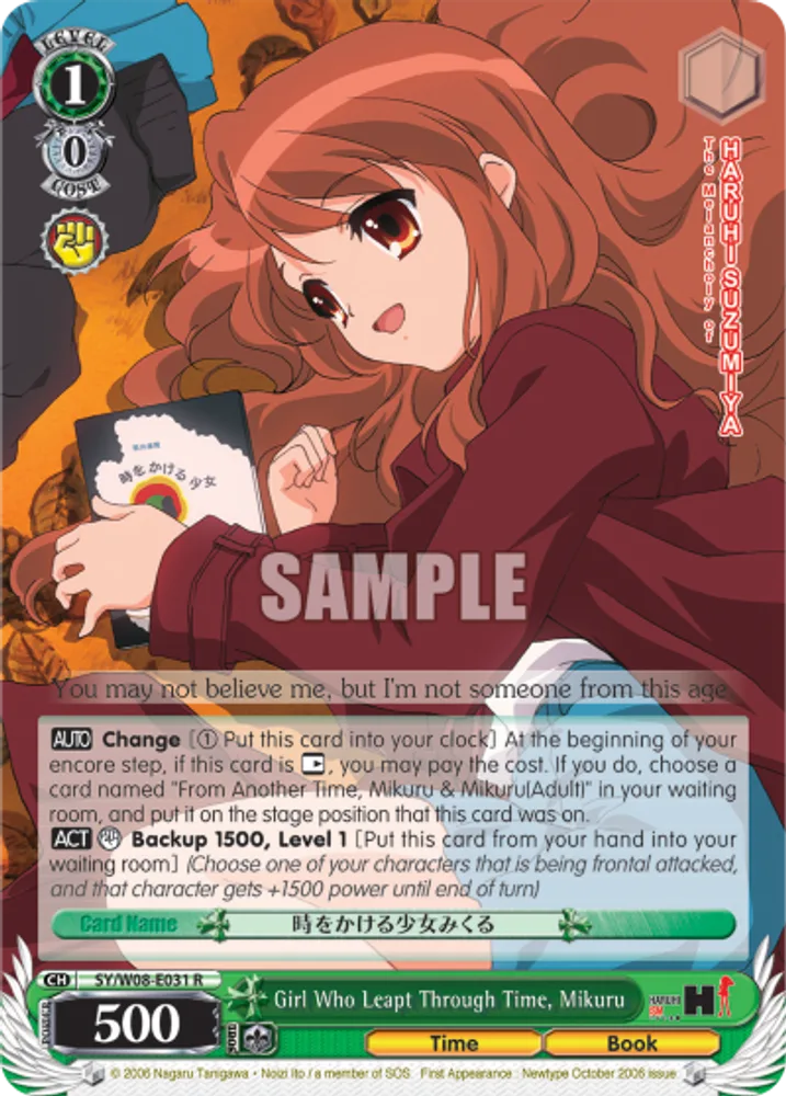 Girl Who Leapt Through Time, Mikuru