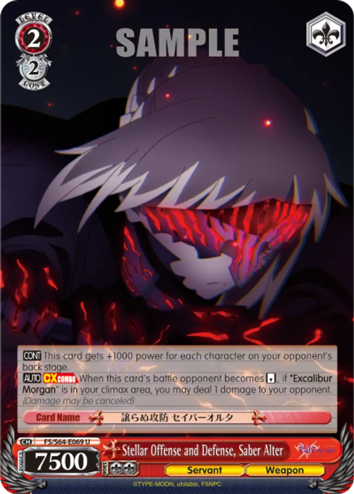 Stellar Offense and Defense, Saber Alter