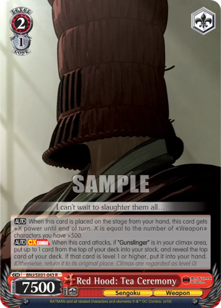 Red Hood: Tea Ceremony