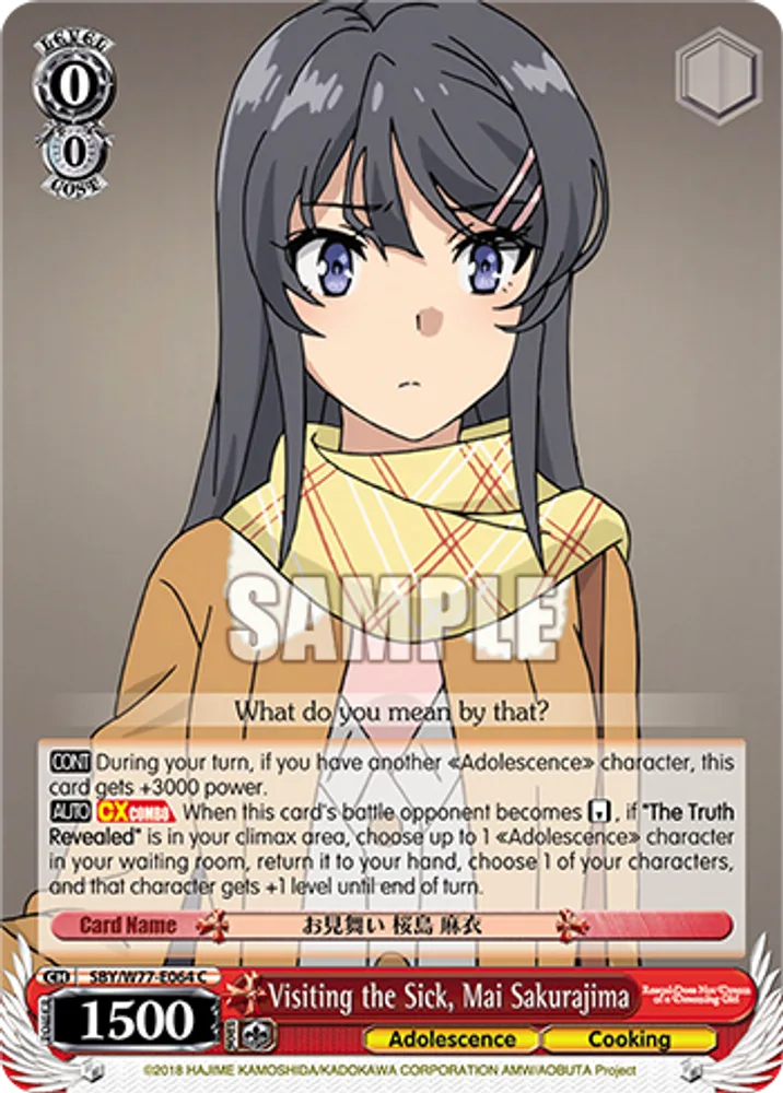 Visiting the Sick, Mai Sakurajima