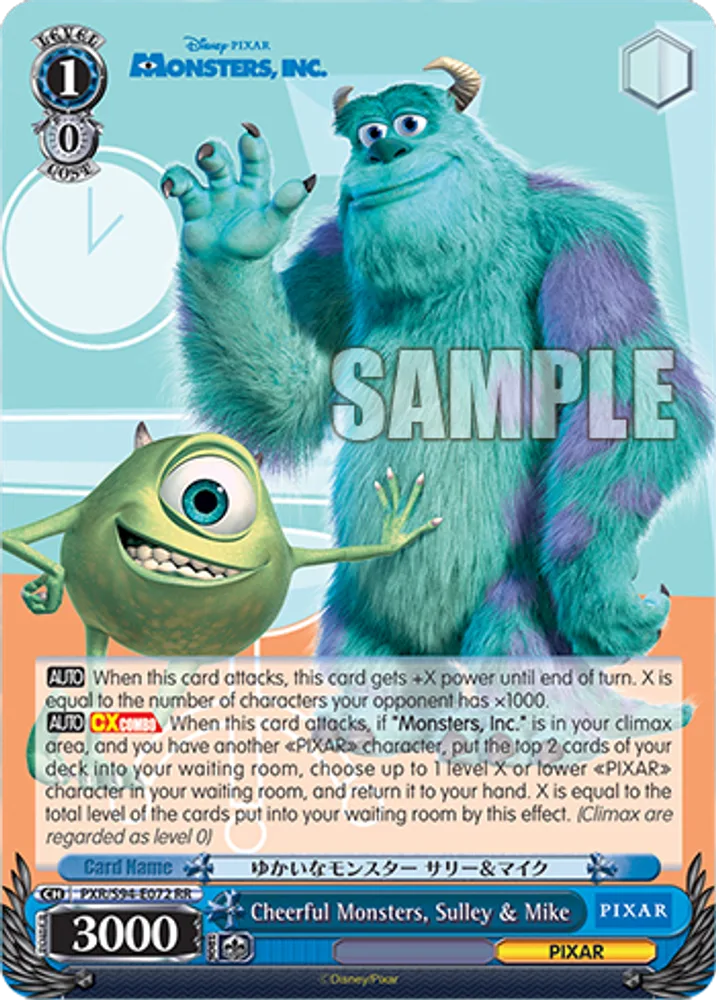 Cheerful Monsters, Sulley & Mike