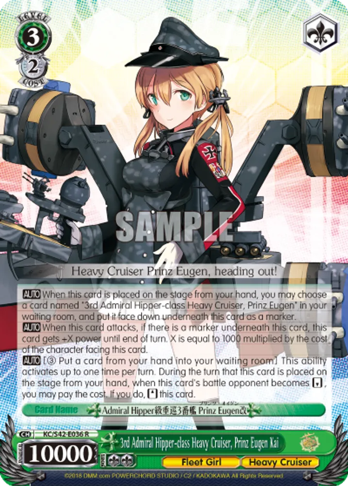 3rd Admiral Hipper-class Heavy Cruiser, Prinz Eugen Kai