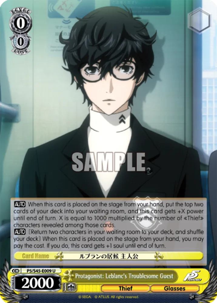 Protagonist: Leblanc's Troublesome Guest