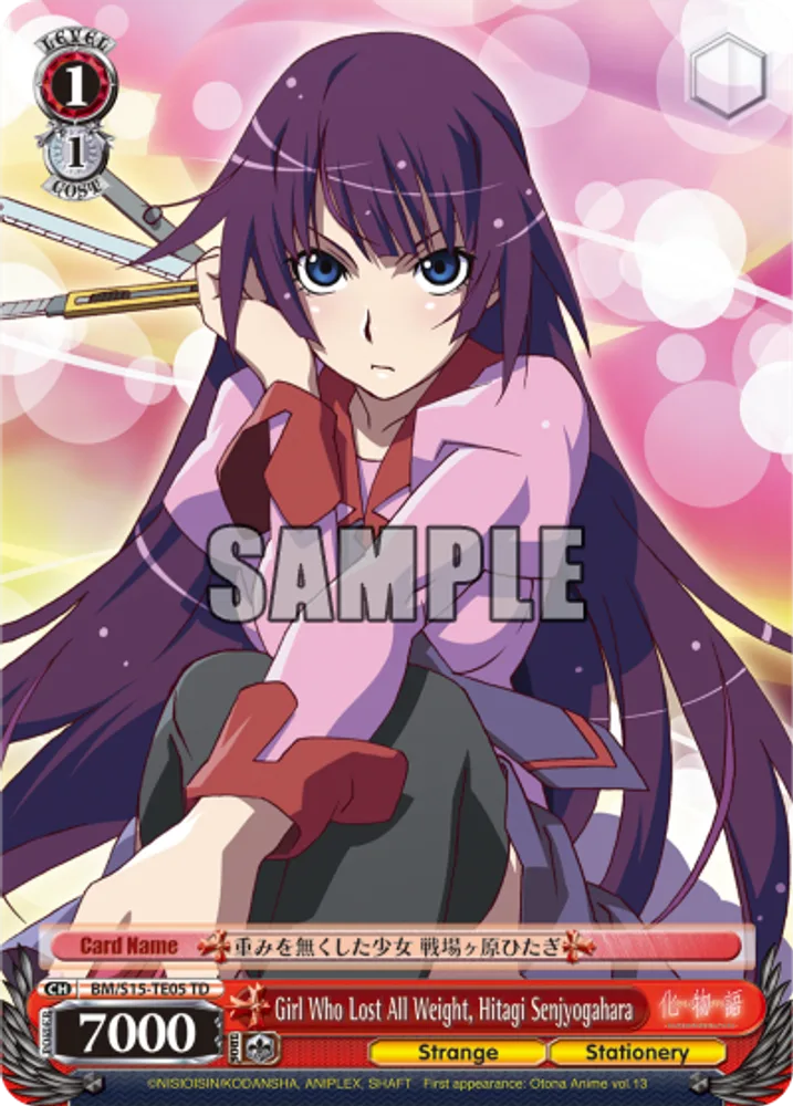 Girl Who Lost All Weight, Hitagi Senjyogahara