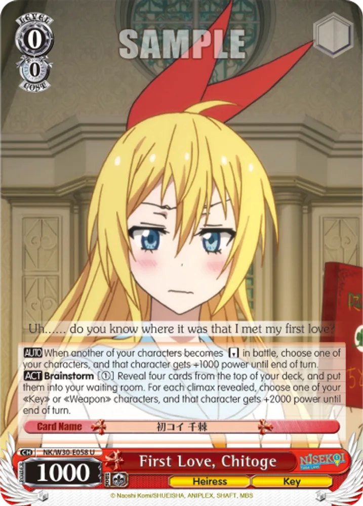 First Love, Chitoge