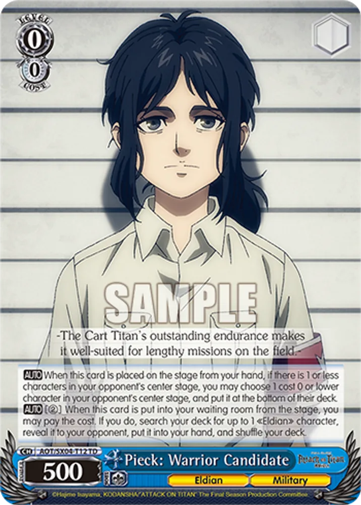Pieck: Warrior Candidate