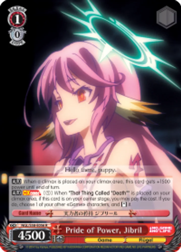 Pride of Power, Jibril
