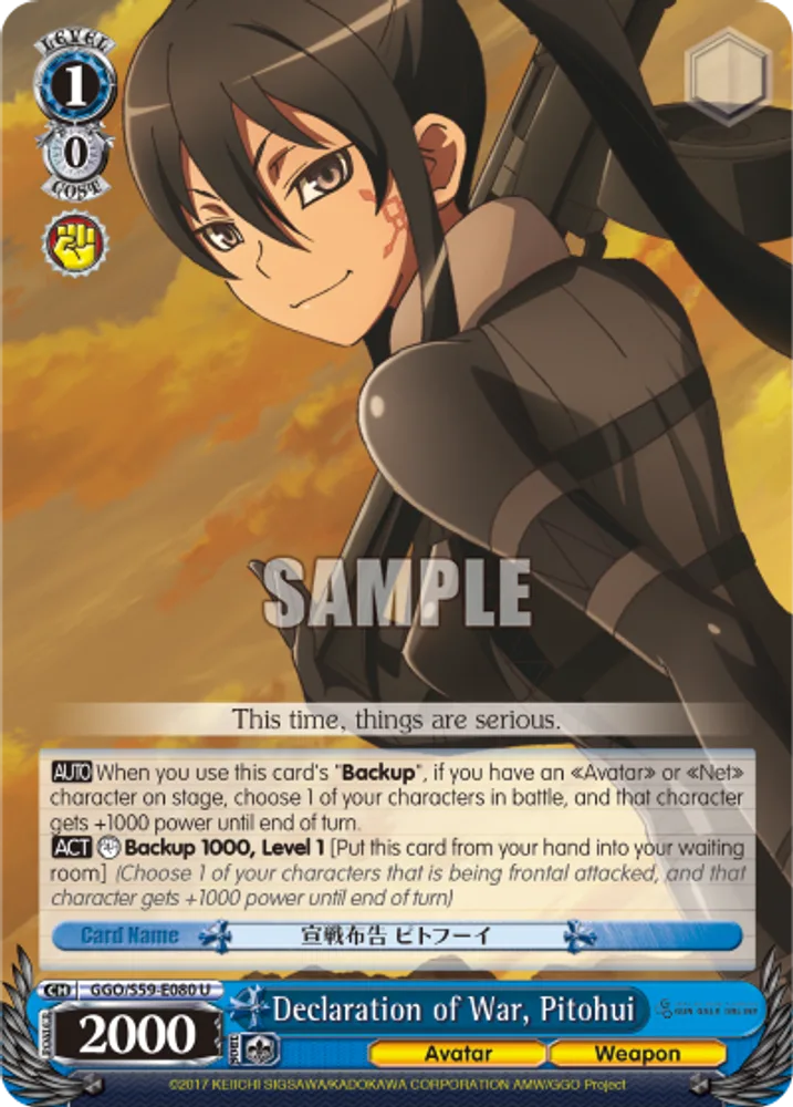 Declaration of War, Pitohui