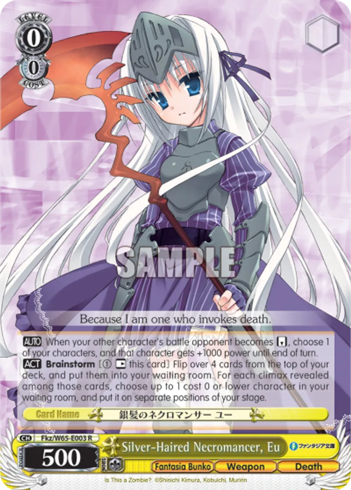 Silver-Haired Necromancer, Eu