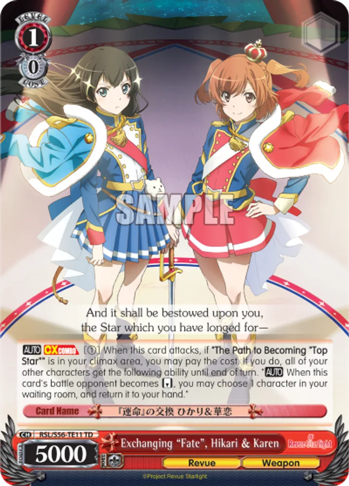 Exchanging "Fate", Hikari & Karen