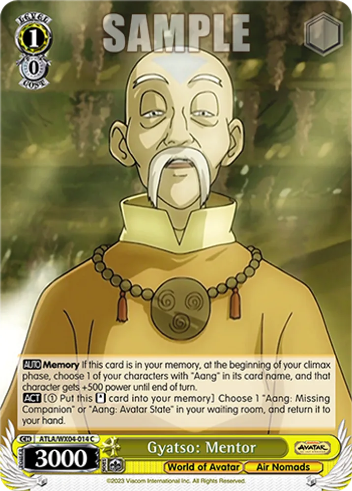 Gyatso: Mentor