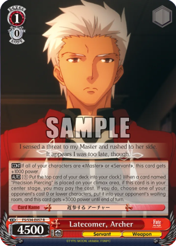 Latecomer, Archer