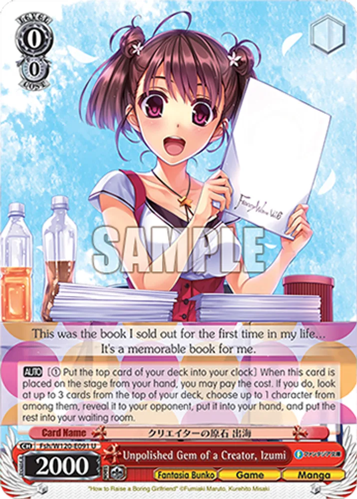 Unpolished Gem of a Creator, Izumi