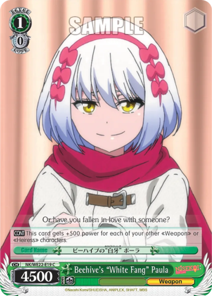 Beehive's “White Fang” Paula
