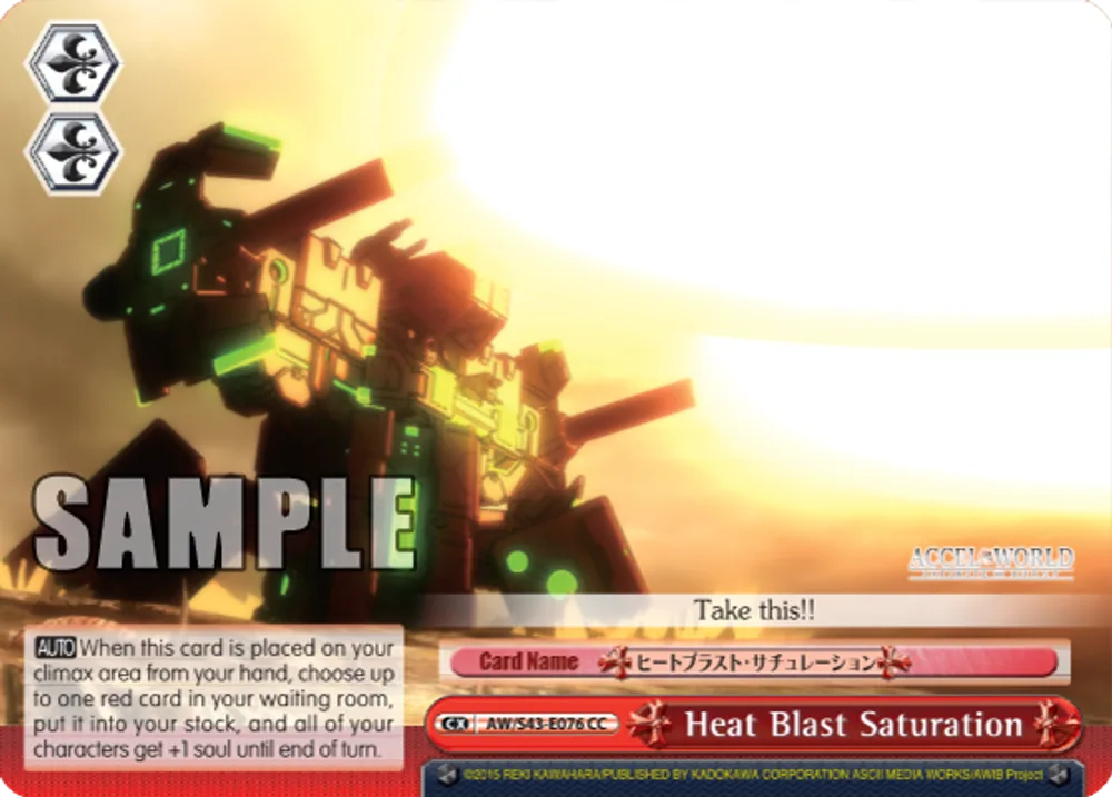 Heat Blast Saturation