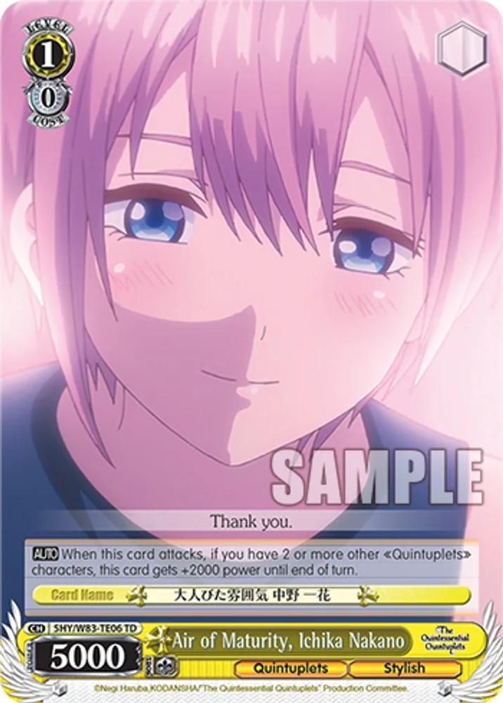 Air of Maturity, Ichika Nakano