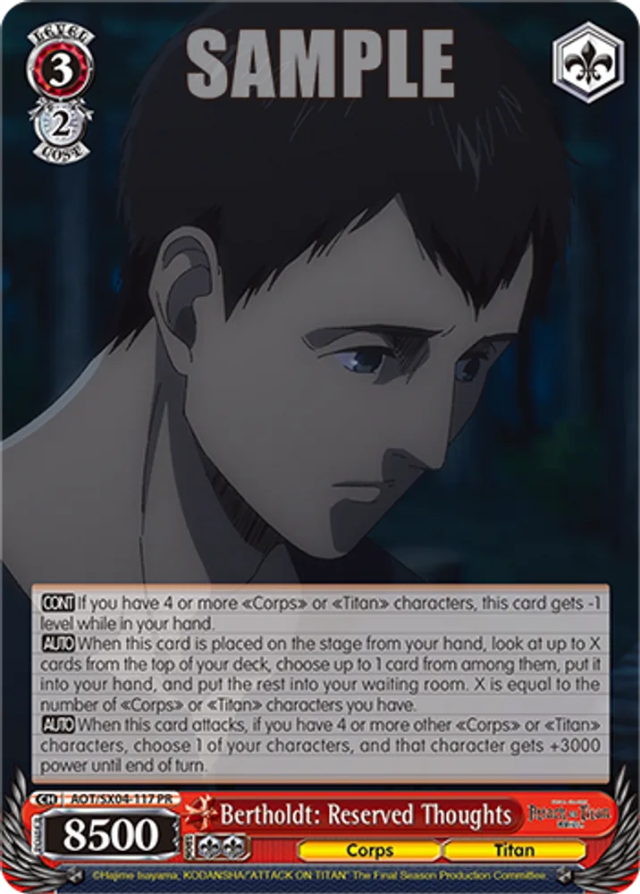 Bertholdt: Reserved Thoughts