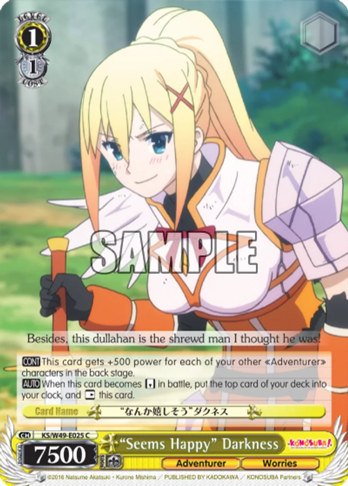 “Seems Happy” Darkness