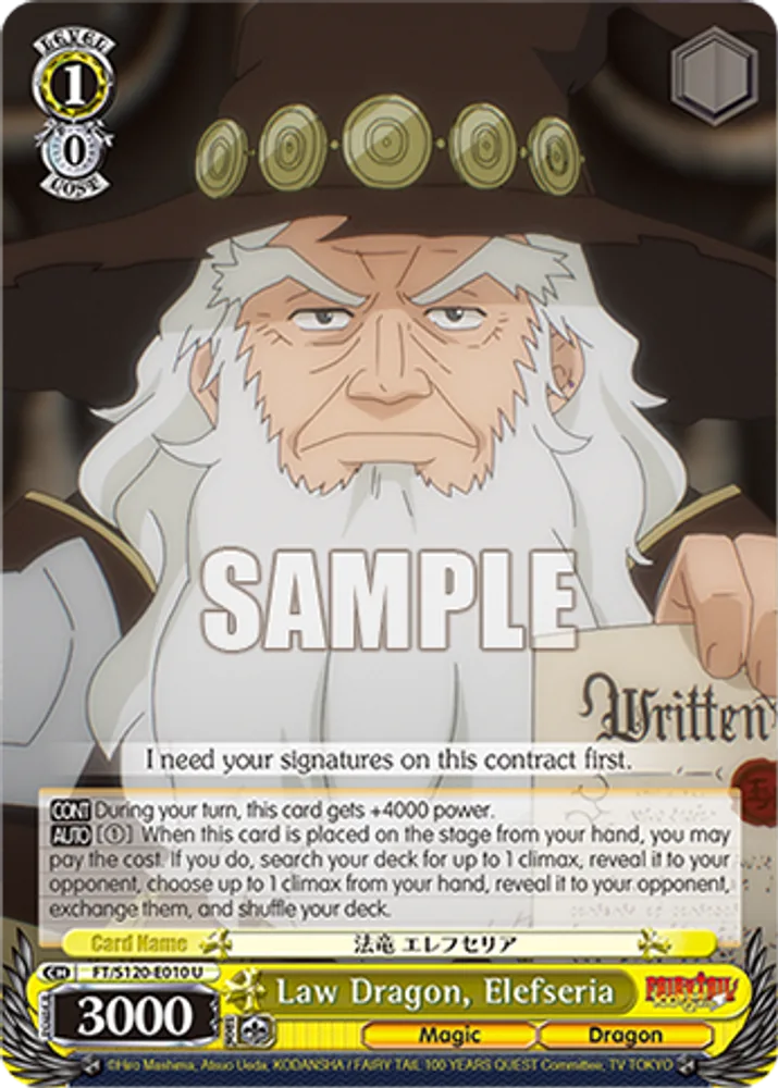 Law Dragon, Elefseria