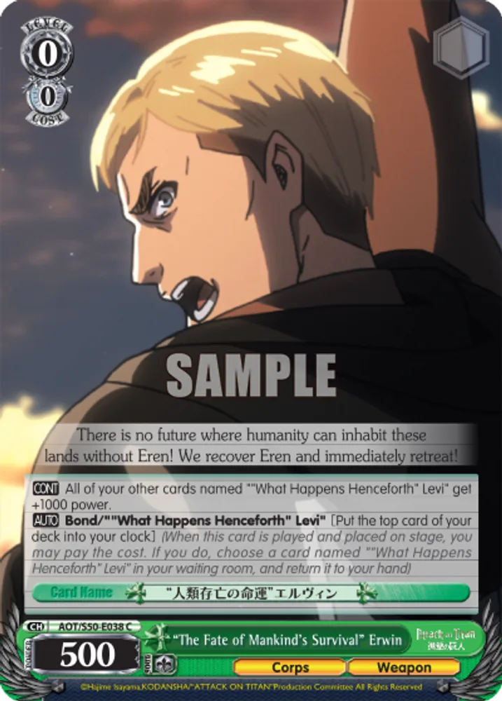 "The Fate of Mankind's Survival" Erwin