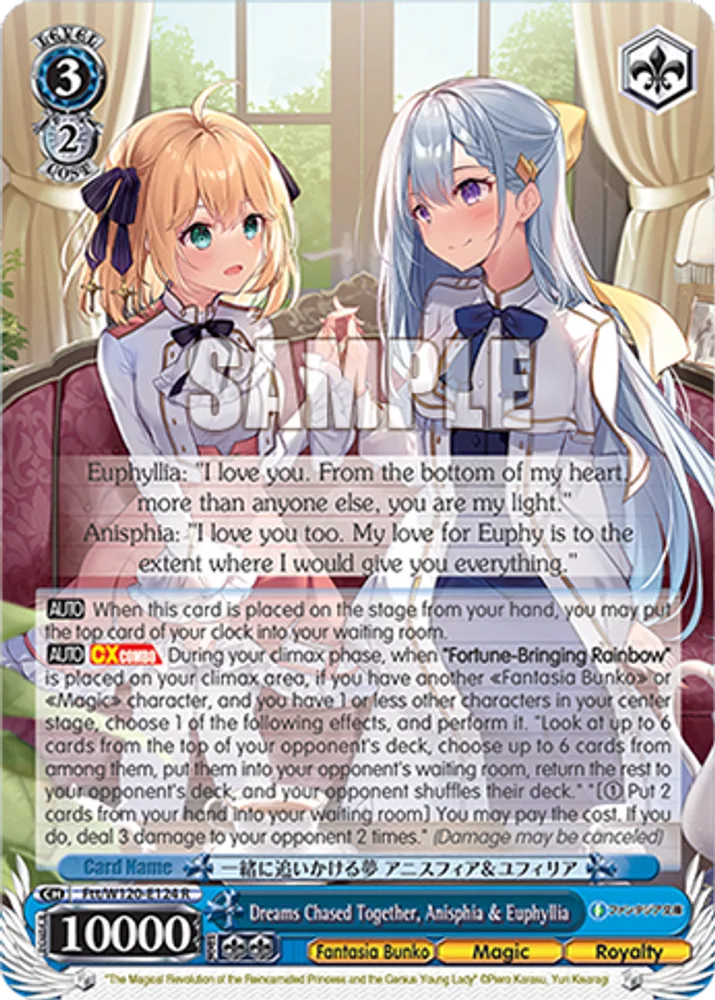 Dreams Chased Together, Anisphia & Euphyllia
