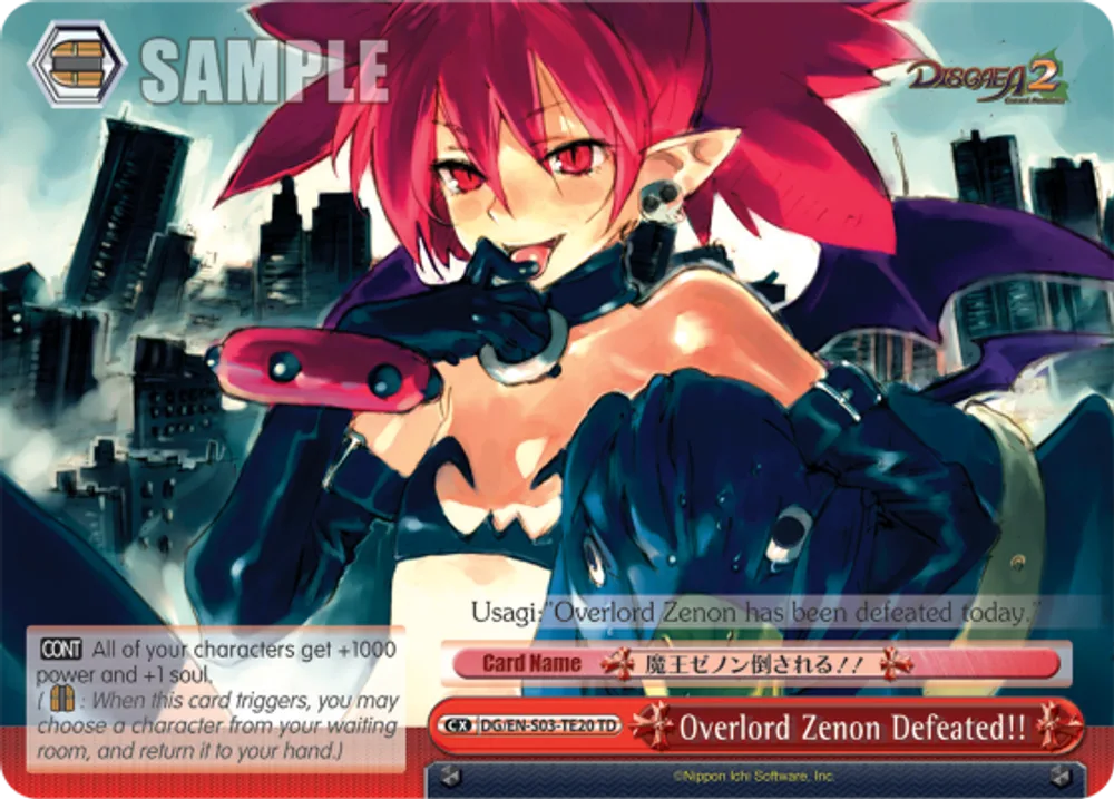 Overlord Zenon Defeated!!