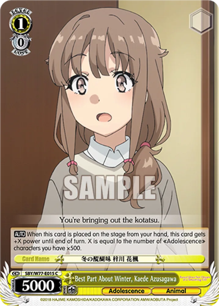 Best Part About Winter, Kaede Azusagawa