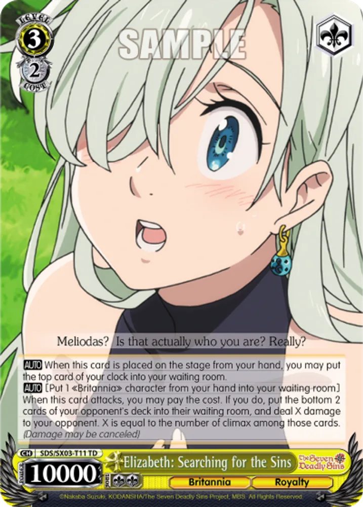 Elizabeth: Searching for the Sins