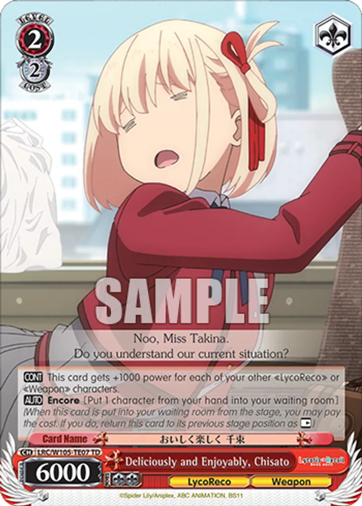 Deliciously and Enjoyably, Chisato