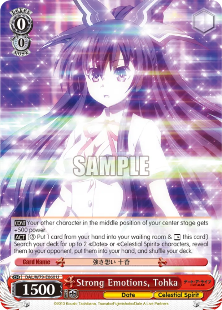 Strong Emotions, Tohka
