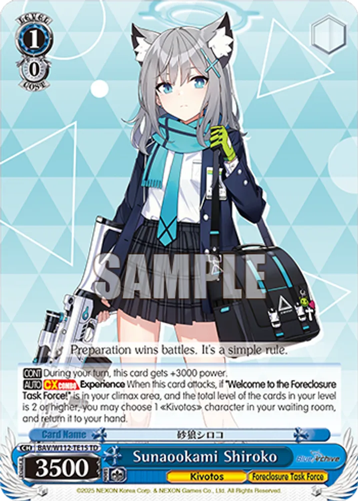 Sunaookami Shiroko
