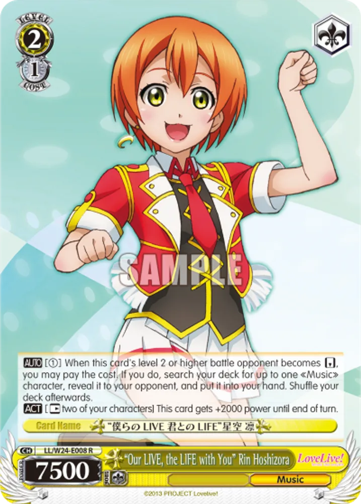 "Our LIVE, the LIFE with You" Rin Hoshizora