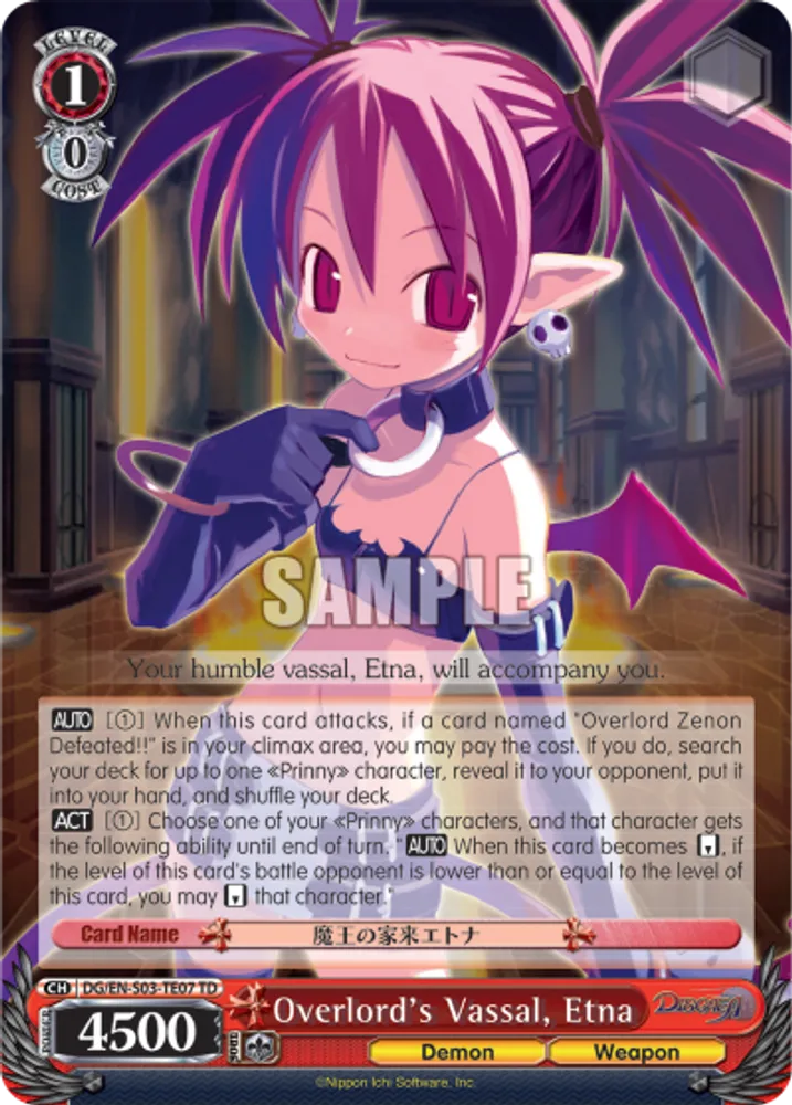 Overlord's Vassal, Etna